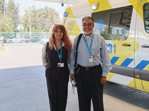 Capellanes en el servicio del Hospital San José